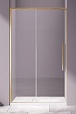Душевая дверь Vincea Слим-Н (Slim-N) VDS-4SN100CLG 100x195 брашированное золото, прозрачная