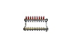 Коллекторный блок для теплого пола 1x3/4EU отв.-9 Gekon GK 72109