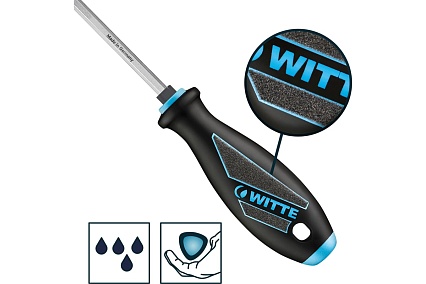 Отвертка для электриков WITTE MAXX plus 0.6х3.5х100 мм 630222016