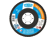 Шлифовальный диск 2в1 металл/нержавейка Tyrolit Basic ZА40-B 27A 125х22.23 мм 34318369