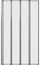 Шторка для ванны Grossman GR-107 80x140 прозрачное, хром