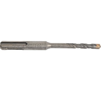Бур по бетону и кирпичу 4 кромки, 6x110 мм, SDS-Plus MD-STARS MD-B4C6Х110