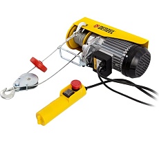 Электрический тельфер Denzel TF-500, 0,5 т, 1020 Вт, высота 12 м, 10 м/мин 52012