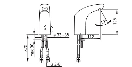 Смеситель для раковины Oras Electra 6250F