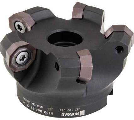 Корпус фрезы торцевой N100.D63/Z5 Norgau 022100063