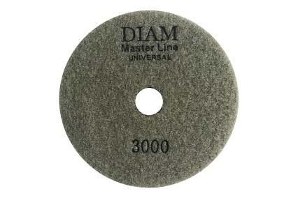 Круг алмазный гибкий шлифовальный АГШК Master Line Universal №3000 (125х2.5 мм) Diam 650
