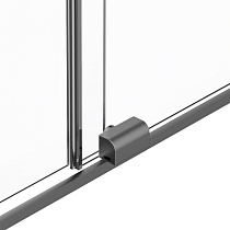 Душевая перегородка Vincea Walk-In VSW-1WSL120GSGM 120x200 вороненая сталь, янтарь