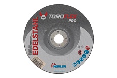 Круг шлифовальный по нержавеющей стали F27 180x6.5x22.23 мм, 20A24R-BF PRO TOROFLEX 4010362058256