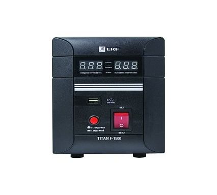 Стабилизатор напряжения EKF TITAN F-1500 напольный PROxima stab-f-1500