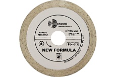 Диск алмазный отрезной Сплошной New Formula (115х22.23 мм) TRIO-DIAMOND W401