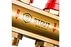 Распределительный коллектор из латуни с расходомерами 10 вых. STOUT SMB 0473 000010