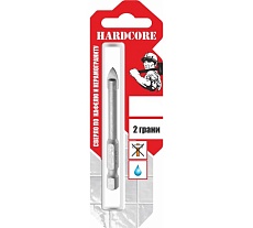 Сверло по керамограниту и керамической плитке (8 мм; 2 грани) Hardcore 150008