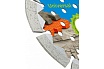 Диск алмазный сегментный по бетону (125x1.8x11x22.23 мм) Kronger U200125