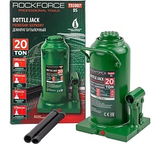 Гидравлический бутылочный домкрат Rockforce 20т, RF-T92007(DS)(57369)