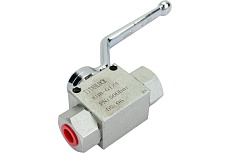 Гидравлический шаровой кран TITAN LOCK 1/4&quot;, типа ВР-ВР, с креп. отв., сталь TLHYDV1/4F