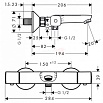 Смеситель для ванны Hansgrohe Ecostat Universal 13123000 термостат