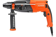 Перфоратор Patriot RH 243 SDS+, мощность 770 Вт, 2.6 Дж, 3 режима работы, макс.диаметр 24 мм, глубиномер, кейс 140301343