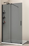 Душевая перегородка Vincea Walk-In VSW-1WSL120CGB 120x200 черный матовый, тонированное