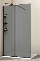 Душевая перегородка Vincea Walk-In VSW-1WSL120CGB 120x200 черный матовый, тонированное