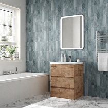 Тумба с раковиной Art&Max Family-M 58 см, 3 ящика, Harbor Golden
