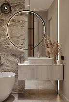 Мебель для ванной ЗОВ Кито Флавио 100 см со столешницей, белый