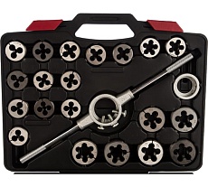 Набор метчиков и плашек Мастак SK-5 1/4&quot;-1&quot;, кейс, 51 предмет 351-10051C