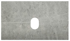 Столешница BelBagno 80 см KEP-80-MGL-W0 без отверстия под смеситель, Marmo Grigio Lucido