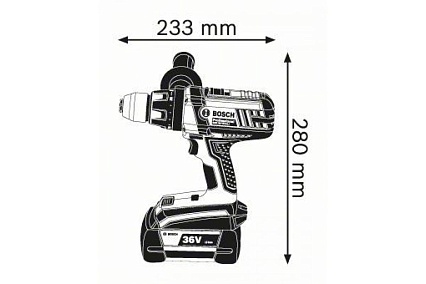Аккумуляторная дрель-шуруповерт Bosch GSR 36 VE-2-LI 0.601.9C0.100