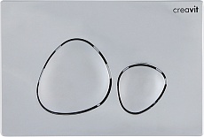 Кнопка смыва Creavit Spa GP7003.00 хром матовый