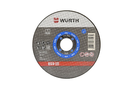 Диск отрезной по стали 125х2.5х22 мм Wurth 0669201252961 25