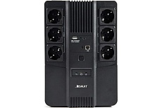 Источник бесперебойного питания Skat -UPS 800 AI Источник бесперебойного питания 220В 480Вт 1АКБ 9Ач внутр. меандр. стабилизация напряжения 6 выходов 452