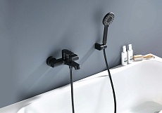 Смеситель для ванны Aquatek Оберон AQ1249MB черный матовый