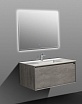 Мебель для ванной Black&White Universe U909.1000 100 см пепельный
