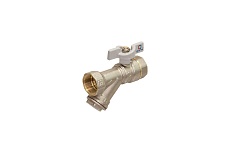 Шаровый кран СТМ СТАНДАРТ 1/2" ,с фильтром, бабочка CWFFFB12