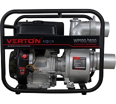 Мотопомпа Verton WP 100/1600 13л.с/389см3, 100мм/4&quot;, 1600л/мин, 96м3/ч,h8м/30, d8мм 01.17548.17555