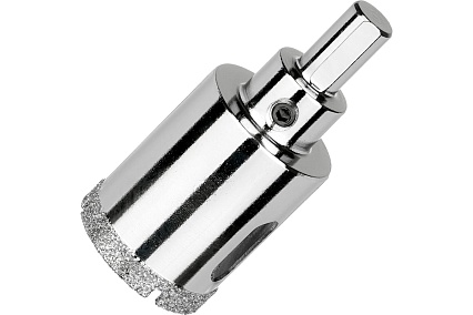 Коронка алмазная по керамограниту и керамике с центрирующим сверлом 32 мм Diamond Industrial DIDCSC032