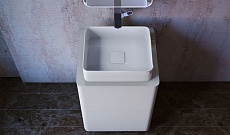 Мебель для ванной Raval Pure 56 см напольная, белый