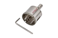 Коронка алмазная с центрирующим сверлом по керамограниту и керамике 35 мм РОСОМАХА 723035