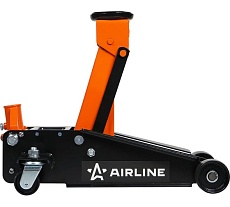 Домкрат подкатной Airline 2.5т INDUSTRY однопоршневой (MIN - 130 мм, MAX - 425 мм) AJ25FI430