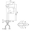 Смеситель для раковины D&K Rhein Speyer DA1312001