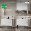 Тумба с раковиной Iddis Oxford Neo 100 см белый матовый OXN10W0i95K