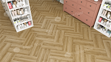 Ламинат Alpine Floor Herringbone Дуб Эльзас 606x101x8 мм, LF102-2B