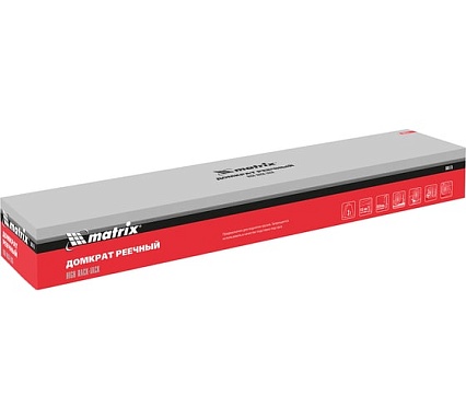 Реечный домкрат Matrix 3 т, h подъема 154-1070 мм High Jack 505175