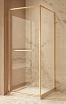 Душевой уголок Vincea Теси (Tesi) VSRW-7TS9090CLG 90x90 брашированное золото, стекло прозрачное