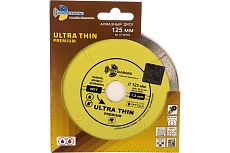 Диск алмазный отрезной Сплошной Ультратонкий Ultra Thin hot press (125х22.23 мм) TRIO-DIAMOND UTW502