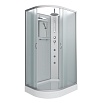 Душевая кабина Niagara NG 3312-14RBKTG 120x80 стекло матовое, без крыши, тропический душ, гидромассаж