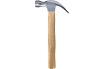 Столярный молоток с гвоздодером с деревянной проклеенной рукояткой Smartbuy 680 г, tools SBT-WHN-680p1