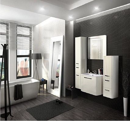 Шкаф пенал малый Акватон Валенсия R