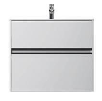 Тумба с раковиной Am.Pm Sense 80 см белый глянец