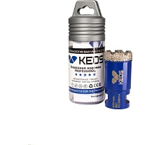 Коронка алмазная по керамограниту PRO 30 мм, M14 KEOS DC30M14